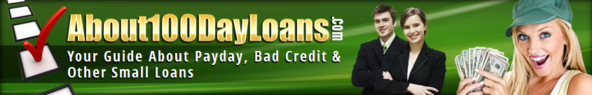 About100DayLoans.com header image